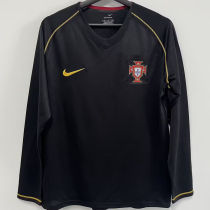 2006 Portugal Away Retro Long Sleeve Soccer Jersey