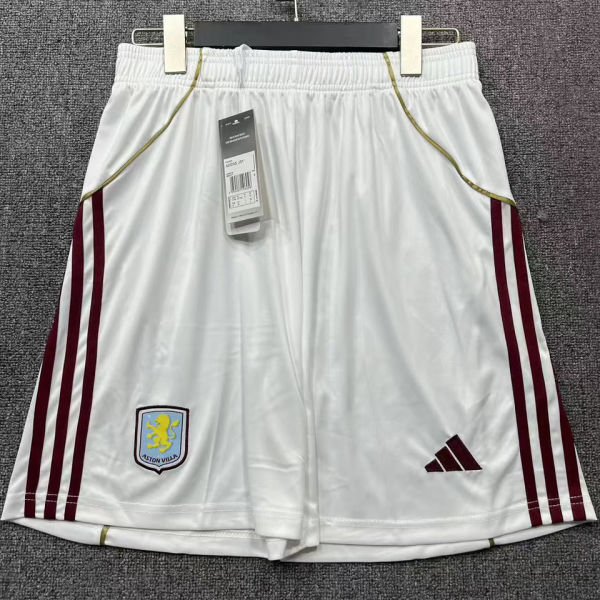 2025/26 Villa Home White Shorts Pants