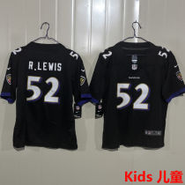 R.LEWIS #52 Baltimore Ravens Kids NFL Jersey 乌鸦