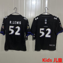 R.LEWIS #52 Baltimore Ravens Kids NFL Jersey 乌鸦