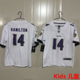 HAMILTON #14 Baltimore Ravens Kids NFL Jersey 乌鸦