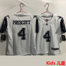 PRESCOTT #4 Dallas Cowboys Kids NFL Jersey 牛仔