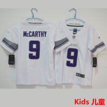 McCARTHY #9 Minnesota Vikings Kids NFL Jersey 维京人