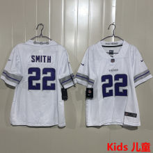 SMITH #22 Minnesota Vikings Kids NFL Jersey 维京人
