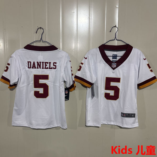 DANIELS #5 Washington Commanders Kids NFL Jersey 指挥官