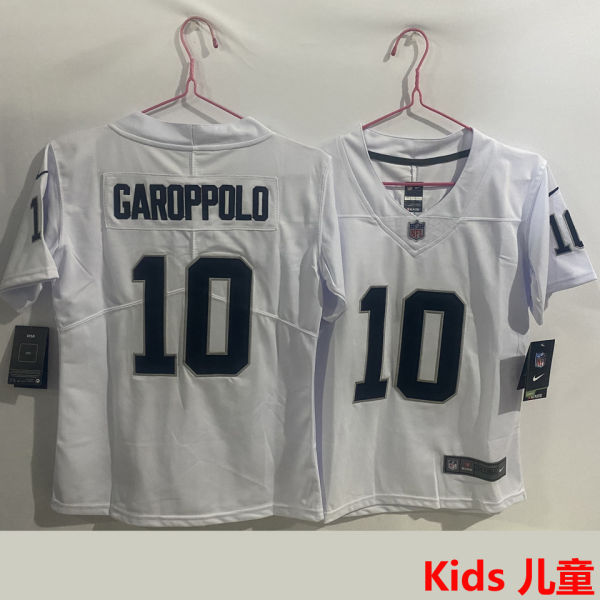 GAROPPOLO #10 Las Vegas Raiders Kids NFL Jersey 突袭者