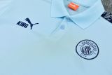 2026/27 Man City Light Blue POLO Training Tracksuit