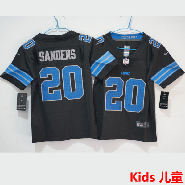 SANDERS #20 Detroit Lions Kids NFL Jersey 雄狮
