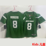 RODGERS #8 New York Jets Kids NFL Jersey 喷气机