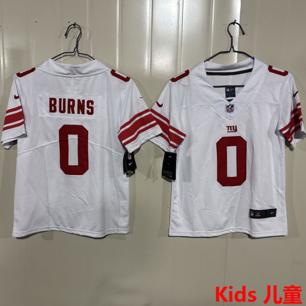 BURNS #0 New York Giants Kids NFL Jersey 巨人