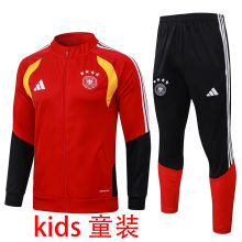 2026/27 Germany Red Kids Jacket Tracksuit