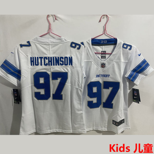 HUTCHINSON #97 Detroit Lions Kids NFL Jersey 雄狮