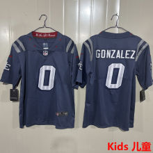 GONZALEZ #0 New England Patriots Kids NFL Jersey 爱国者