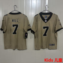 HILL #7 New Orleans Saints Kids NFL Jersey 圣徒