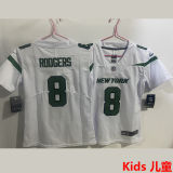 RODGERS #8 New York Jets Kids NFL Jersey 喷气机