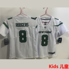 RODGERS #8 New York Jets Kids NFL Jersey 喷气机