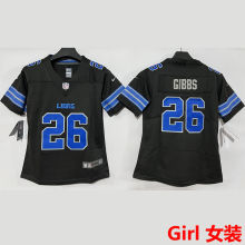 GIBBS #26 Detroit Lions Girl NFL Jersey 雄狮