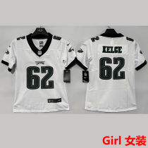 KELCE #62 Philadelphia Eagles Girl NFL Jersey 老鹰