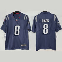 DIGGS #8 Men's New England Patriots NFL Jersey 爱国者