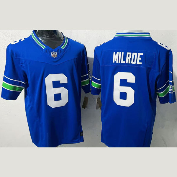 MILROE #6 Men's Seattle Seahawks NFL Jersey 海鹰