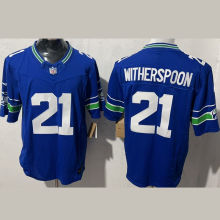 WITHERSPOON #21 Men's Seattle Seahawks NFL Jersey 海鹰