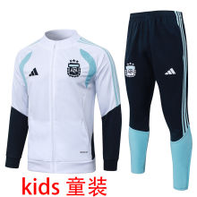 2026/27 Argentina White Kids Jacket Tracksuit