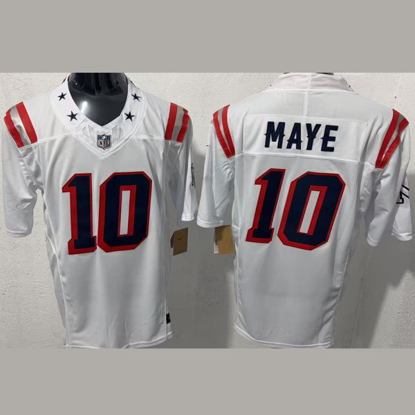 MAYE #10 Men's New England Patriots NFL Jersey 爱国者