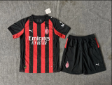 2025/26 AC Milan Home Kids Soccer Jersey