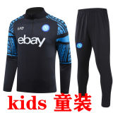 Copy 2024 Napoli Dark Blue Kids Sweater Tracksuit