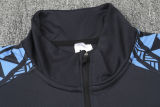 Copy 2024 Napoli Dark Blue Kids Sweater Tracksuit
