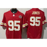 JONES #95 Men's Kansas City Chiefs NFL Jersey 酋长  (3代）