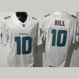 HILL #10 Men's Miami Dolphins NFL Jersey 海豚 (3代）