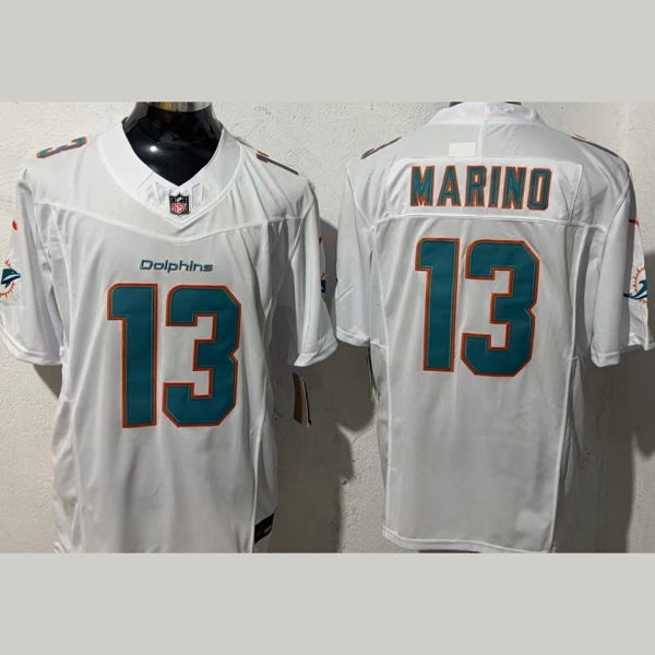 MARINO #13 Men's Miami Dolphins NFL Jersey 海豚 (3代）