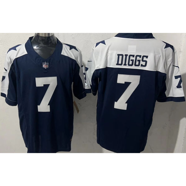 DIGGS #7 Men's Dallas Cowboys NFL Jersey 牛仔   (3代）