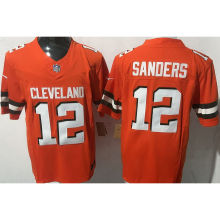 SANDERS #12 Men's Cleveland Browns NFL Jersey 布朗  (3代）