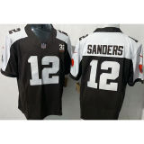 SANDERS #12 Men's Cleveland Browns NFL Jersey 布朗  (3代）