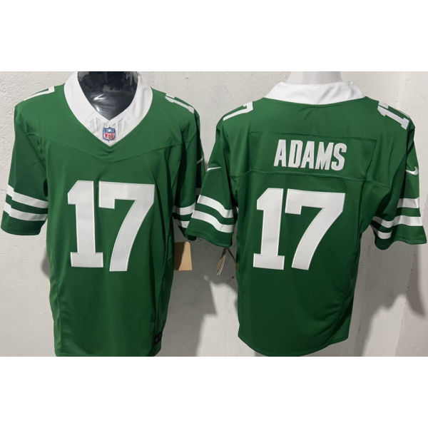 ADAMS #17 Men's New York Jets NFL Jersey 喷气机   (3代）