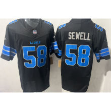 SEWELL #58 Men's Detroit Lions NFL Jersey 雄狮     (3代）