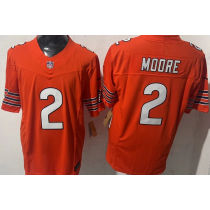 MOORE #2 Men's Chicago Bears NFL Jersey 熊队    (3代）