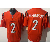 McPHERSON #2 Men's Cincinnati Bengals NFL Jersey 猛虎   (3代）