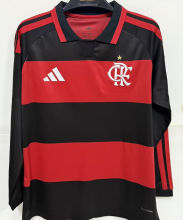 2026/27 Flamengo Home Fans Long Sleeve Soccer Jersey