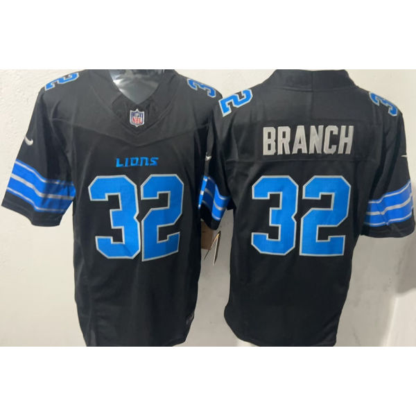 BRANCH #32 Men's Detroit Lions NFL Jersey 雄狮     (3代）