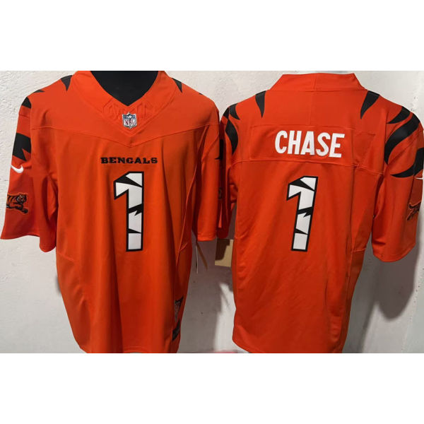 CHASER #1 Men's Cincinnati Bengals NFL Jersey 猛虎   (3代）