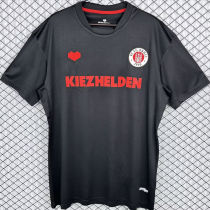 2013/2014 ST PAULI Third Black Retro Soccer Jersey