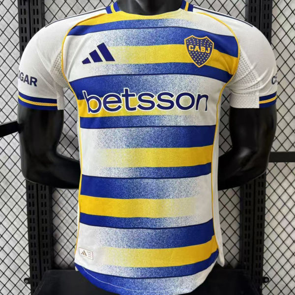 2025/26 Boca Third White Player Version Soccer Jersey