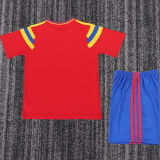 1990 Colombia Away Red Retro Kids Soccer Jersey