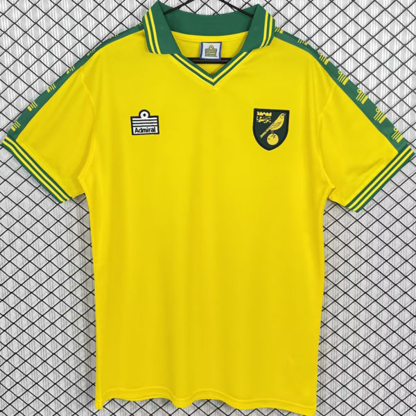 1976/1981 Norwich Home Yellow Retro Soccer Jersey
