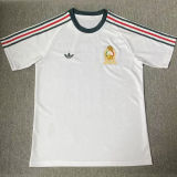 1986 Mexico Away White Retro Soccer Jersey