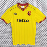 1982/1985 Watford Home Yellow Retro Soccer Jersey
