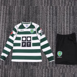 2001/2003 Lisbon Home Retro Kids Long Sleeve Soccer Jersey 长袖